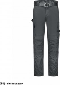 TRICORP Work Pants Twill Cordura T63 - ADLER - Spodnie robocze unisex, 280 g/m, 35% bawełna, 65% poliester, - ciemnoszary - rozmiar 62 1