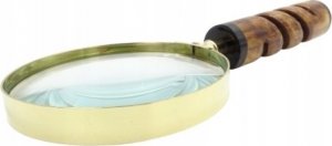 Lupa w oprawie mosiężnej, rączka rogowa NC2356 4