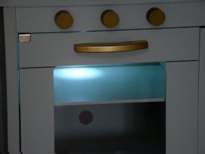 Jokomisiada Miętowa drewniana Kuchnia dla dzieci garnki ZA4128 13