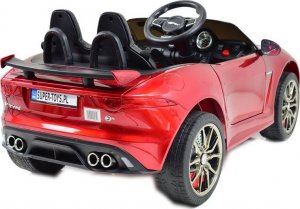 Import SUPER-TOYS AUTO NA AKUMULATOR JAGUAR F TYPE, MIĘKKIE KOŁA, MIĘKKIE SIEDZENIE, SUPER JAKOSĆ - LAKIER/QLS5388 17