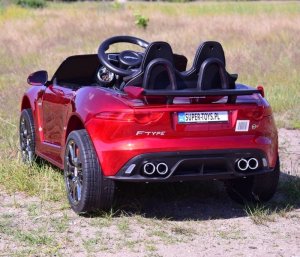 Import SUPER-TOYS AUTO NA AKUMULATOR JAGUAR F TYPE, MIĘKKIE KOŁA, MIĘKKIE SIEDZENIE, SUPER JAKOSĆ - LAKIER/QLS5388 2