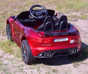 Import SUPER-TOYS AUTO NA AKUMULATOR JAGUAR F TYPE, MIĘKKIE KOŁA, MIĘKKIE SIEDZENIE, SUPER JAKOSĆ - LAKIER/QLS5388 8