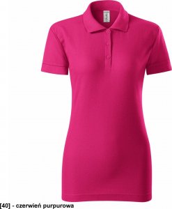 PICCOLIO Joy P22 - ADLER - Koszulka polo damska, 170 g/m, 35% poliester, 65% bawełna, - czerwień purpurowa XL 1