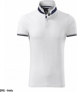 MALFINI Collar Up 256 - ADLER - Koszulka polo męska, 215 g/m, 100% bawełna, - biały XL 1