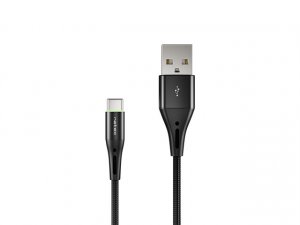 Kabel USB Natec USB-A - USB-C 1 m Czarny (NKA-1957) 2
