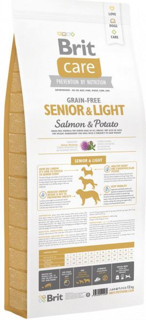 Brit Care Grain-free Senior&Light Salmon & Potato - 12 kg 2