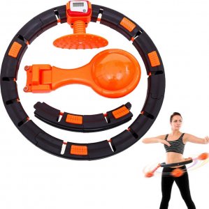 Hula hop koło składane z obciążnikiem i licznikiem 1