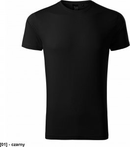 MALFINI Exclusive 153 - ADLER - Koszulka męska, 160 g/m, 100% SUPIMA bawełna, - czarny XL 1