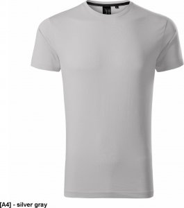 MALFINI Exclusive 153 - ADLER - Koszulka męska, 160 g/m, 100% SUPIMA bawełna, - silver gray S 1