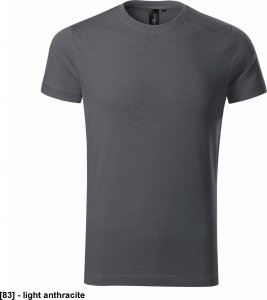 MALFINI Action 150 - ADLER - Koszulka męska, 180 g/m, 5% elastan, 95% bawełna, - light anthracite 2XL 1