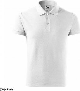 MALFINI Cotton Heavy 215 - ADLER - Koszulka polo męska, 220 g/m, 100% bawełna, - biały XL 1