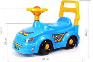 Technok Samochód Jeździk 2483 Niebieski Dźwięk Klaksonu 2