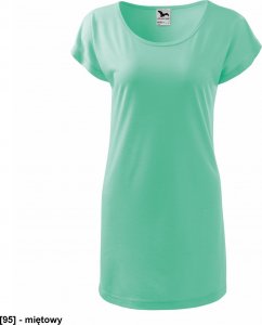 MALFINI Love 123 - ADLER - Koszulka/sukienka damska, 170 g/m, 5% elastan, 95% wiskoza, - miętowy S 1