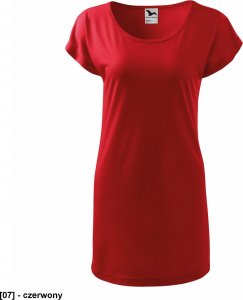 MALFINI Love 123 - ADLER - Koszulka/sukienka damska, 170 g/m, 5% elastan, 95% wiskoza, - czerwony S 1