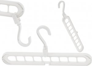 Kontext Wieszak organizer do szafy wielofunkcyjny biały 2