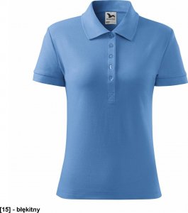 MALFINI Cotton 213 - ADLER - Koszulka polo damska, 170 g/m, - błękitny 2XL 1