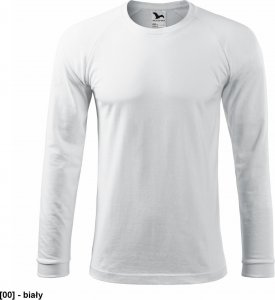 MALFINI Street LS 130 - ADLER - Koszulka męska, 180 g/m, 100% bawełna, - biały XL 1