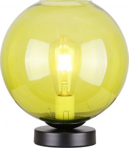 Lampa stołowa Candellux Lampka gabinetowa nocna zielone szkło 60W E27 Globe Candellux 41-78292 1