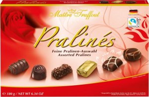 MaitreTruffout MaitreTruffout Assorted Pralines Red 180 g 1