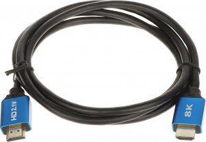 Kabel HDMI - HDMI 1.5m czarny (HDMI-1.5-V2.1) 2