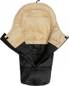 Sensillo ŚPIWOREK COMBI 3w1 MINKY - BLACK/BEIGE 3