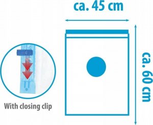 Alpina Worek torba próżniowa do przechowywania ubrań, pościeli 45x60cm ALPINA 5