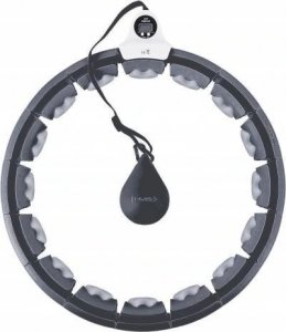 HMS Hula hop z wypustkami i obciążnikiem HHW01 Czarne 11