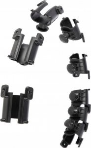 HMS Hula hop z wypustkami i obciążnikiem HHW01 Czarne 6