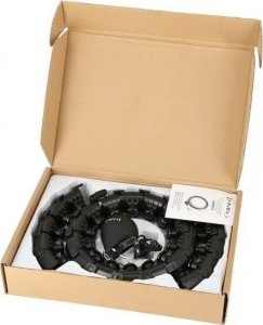 HMS Hula hop z wypustkami i obciążnikiem HHW01 Czarne 9