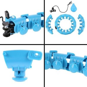 HMS Hula hop z wypustkami i obciążnikiem HHW01 niebieskie 14