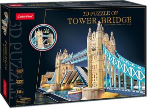 Cubic Fun CUBIC FUN PUZZLE 3D TOWER BRIDGE LED (L531h) 3