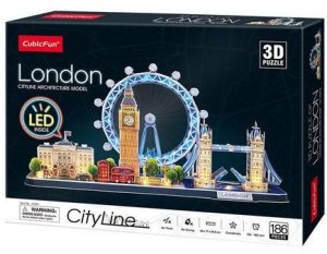 Cubic Fun Puzzle 3D City line - Londyn led Cubic Fun 3