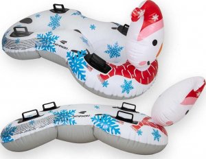 JiLong Ślizg sanki dmuchane 2 osobowe bałwanek 138x74x80 cm 35081 3