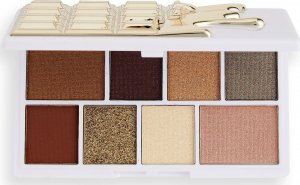 MAKE UP REVOLUTION I Heart Revolution Chocolate Mini Paleta cieni do powiek (8) White Gold 2.7g 1