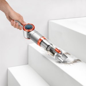 Odkurzacz ręczny TurboTronic Odkurzacz ręczny TurboTronic bezprzewodowy bezworkowy samochodowy mocny Pomarańczowy 7