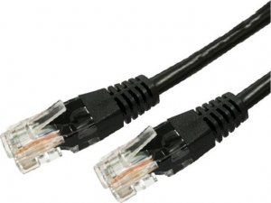 TB Print Kabel Patchcord kat.6a RJ45 UTP 1m czarny - paczka 10 sztuk 1