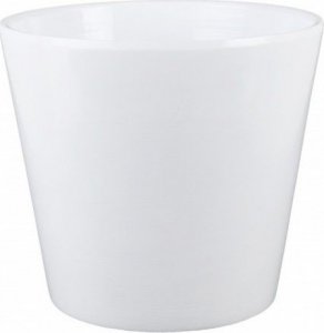 Polnix Osłonka ceramiczna na storczyki 15 cm biała 1