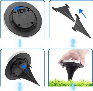 Gotel Q30D LAMPKI SOLARNE OGRODOWE 4SZT. 11