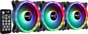 Wentylator Aerocool Duo 12 Pro 3-pack + Hub + Pilot (AEROPGSDUO12-PRO-ARG) 3
