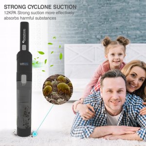 Odkurzacz ręczny TurboTronic Odkurzacz ręczny TurboTronic bezprzewodowy bezworkowy 12 kpa Super mocny Czarny 3