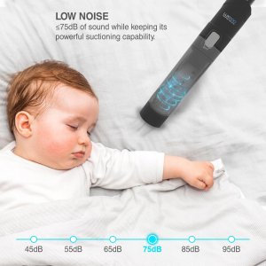 Odkurzacz ręczny TurboTronic Odkurzacz ręczny TurboTronic bezprzewodowy bezworkowy 12 kpa Super mocny Czarny 4