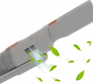 Odkurzacz ręczny TurboTronic Odkurzacz ręczny TurboTronic bezprzewodowy bezworkowy 12 kpa Super mocny Srebrny 11