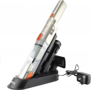 Odkurzacz ręczny TurboTronic Odkurzacz ręczny TurboTronic bezprzewodowy bezworkowy 12 kpa Super mocny Srebrny 2