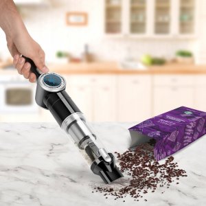 Odkurzacz ręczny TurboTronic Odkurzacz ręczny TurboTronic bezprzewodowy bezworkowy samochodowy mocny Srebrny 7