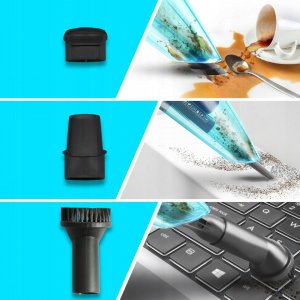 Odkurzacz ręczny TurboTronic Odkurzacz ręczny TurboTronic pierze na mokro samochodowy mocny Czarny 11