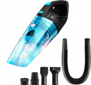 Odkurzacz ręczny TurboTronic Odkurzacz ręczny TurboTronic pierze na mokro samochodowy mocny Czarny 2