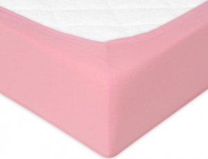 Matex Prześcieradło Jersey Z Gumką 90X200 Polskie Różowe 3