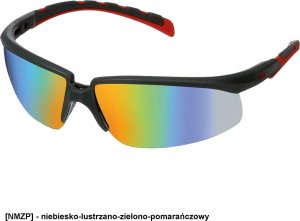 3M 3MOOSOLUS2024 - okulary ochronne, regulowane zauszniki, oporna na zarysowania powłoka  - uni 1