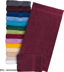 R.E.I.S. T-SOFT-70x140 - Ręcznik z wysokiej jakości frotte 500 g/m2 rozmiar 70x140cm - ciemnozielony. 1