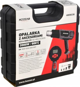 Opalarka Hoozar HOOZAR OPALARKA 2000W Z REGULACJĄ I AKCESORIAMI WYŚWIETLACZ LCD 7